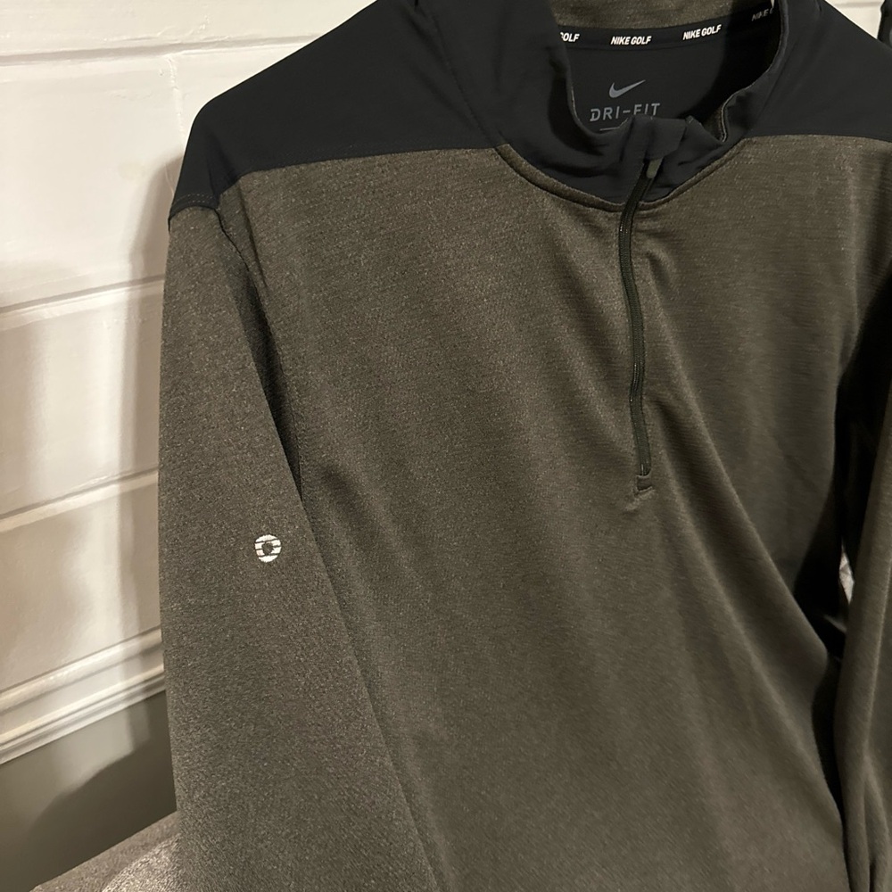 NIKE GOLF MENS XL GREY BLACK PULLOVER - Picture 5 of 6